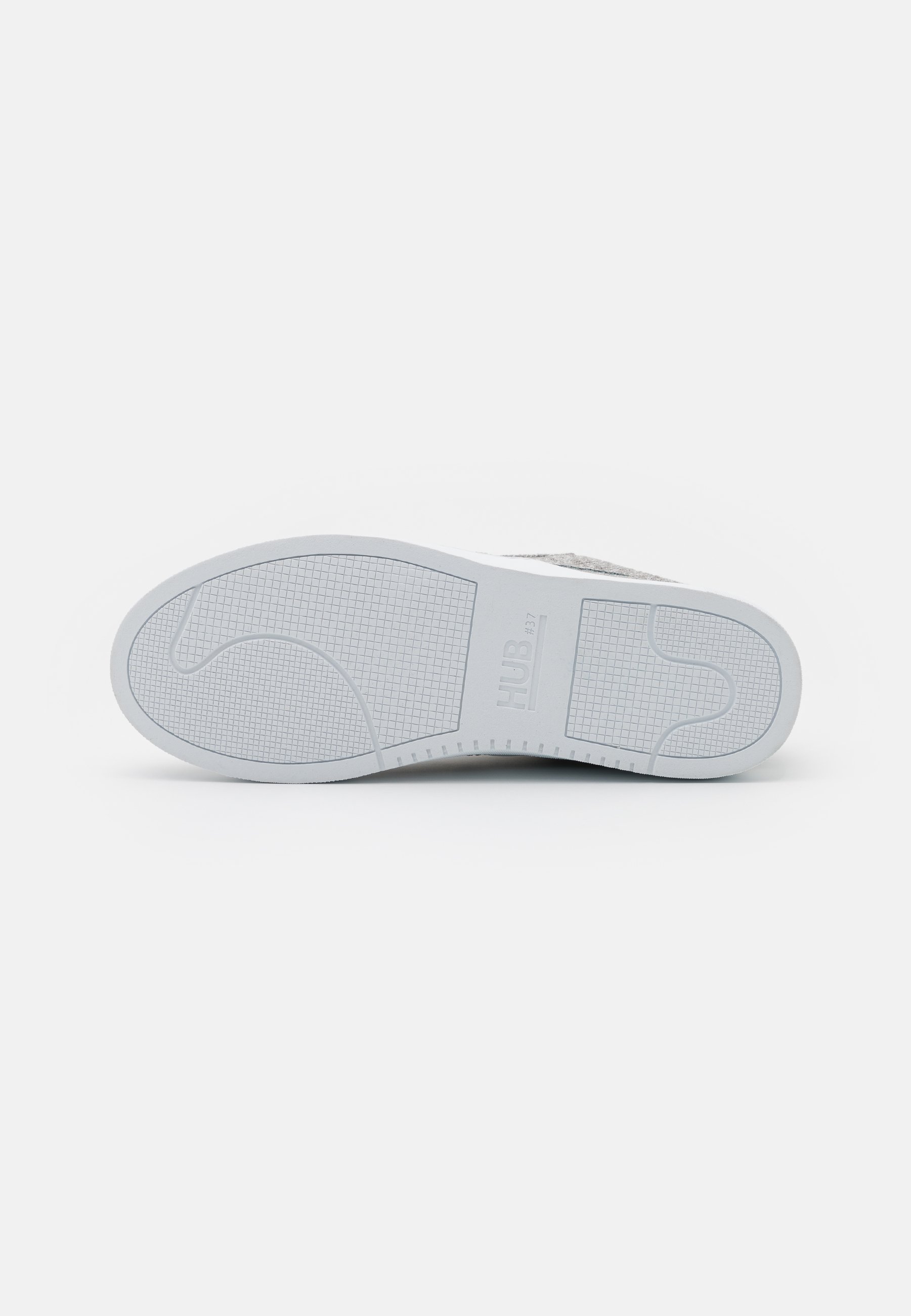HUB HOOK - Sneakers laag - greyish/neutral grey/white/Grijs - Zalando.nl