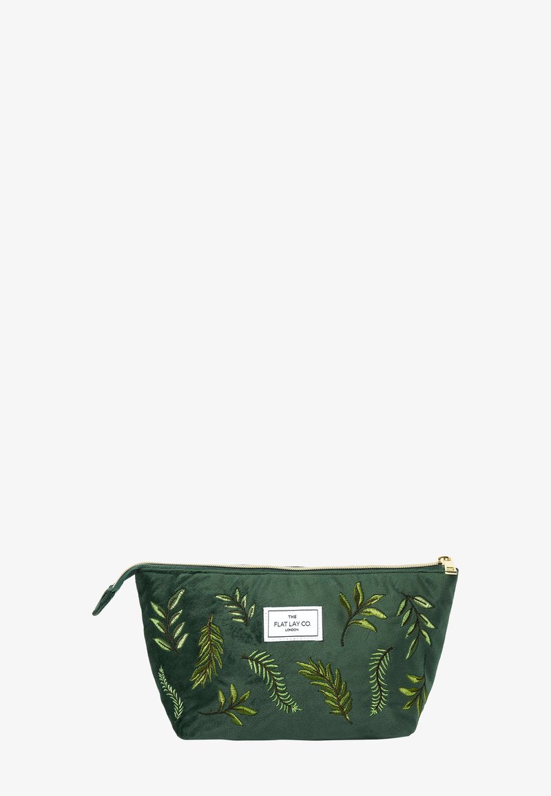The Flat Lay Co. LUNAR POUCH  - Trousse - green leaves