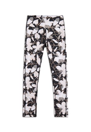 7/8 VITA ALTA IN FANTASIA FLOREALE - Leggings - allover flower grey bronze