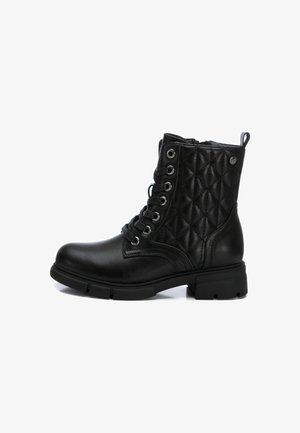 XTI Bottines à lacets - black