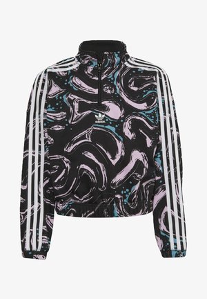 Bluza rozpinana - black/bliss lilac/semi mint rush