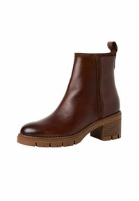 Marco Tozzi Bottines à plateau - chestnut