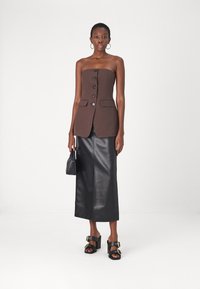Malina LEX TAILORED BUSTIER - Débardeur - chocolate