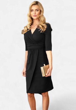 PETITE ASCOT DRESS - Etui-jurk - black