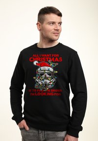 Star Wars STAR WARS CLASSIC CHRISTMAS TROOPER - Sweatshirt - black