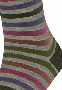 FALKE TINTED STRIPE - Socken - moon mist
