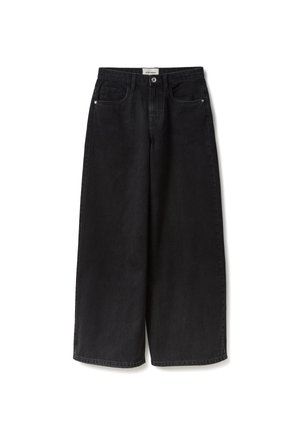 WIDE LEG - Wide leg - gunmetal