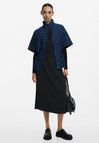 Desigual PATTERN - Plašt - dark blue