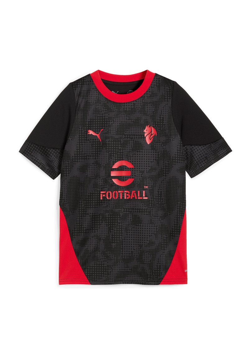 Ballon De Football A.C. Milan Officiel - Taille 5 Standard - Produit Puma SS25 - Noir