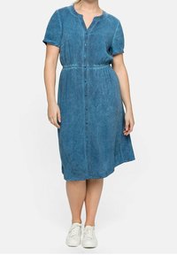 Sheego Blusenkleid - blue