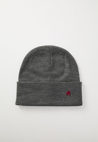 BEANNIER LOGO BEANIE - Lue - dark gray melange