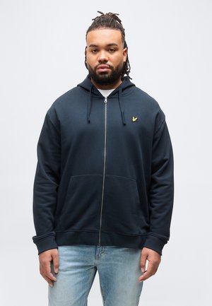 PLUS ZIP THROUGH HOODIE - Zip-up sweatshirt - dark navy