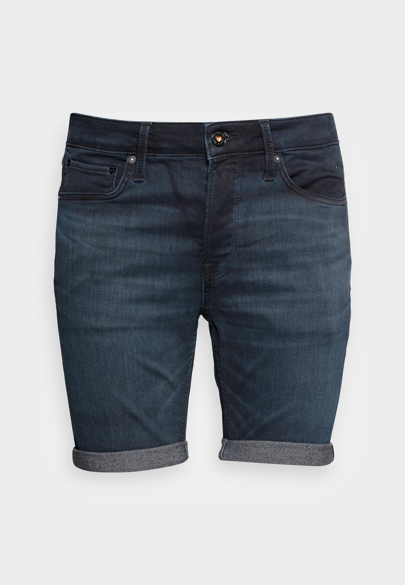 Herren Skinny Fit | Jack & Jones JJIRICK JJICON Jeans Shorts blue denim - KD10600 Herren Skinny Fit | Jack & Jones JJIRICK JJICON Jeans Shorts blue denim - KD10600