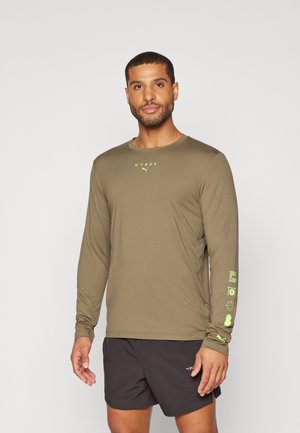 HYROX TEE - Majica z dolgimi rokavi - loden green