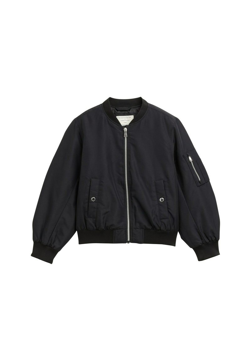 TOM TAILOR - Bomber Jacket - heavy black, Enlarge