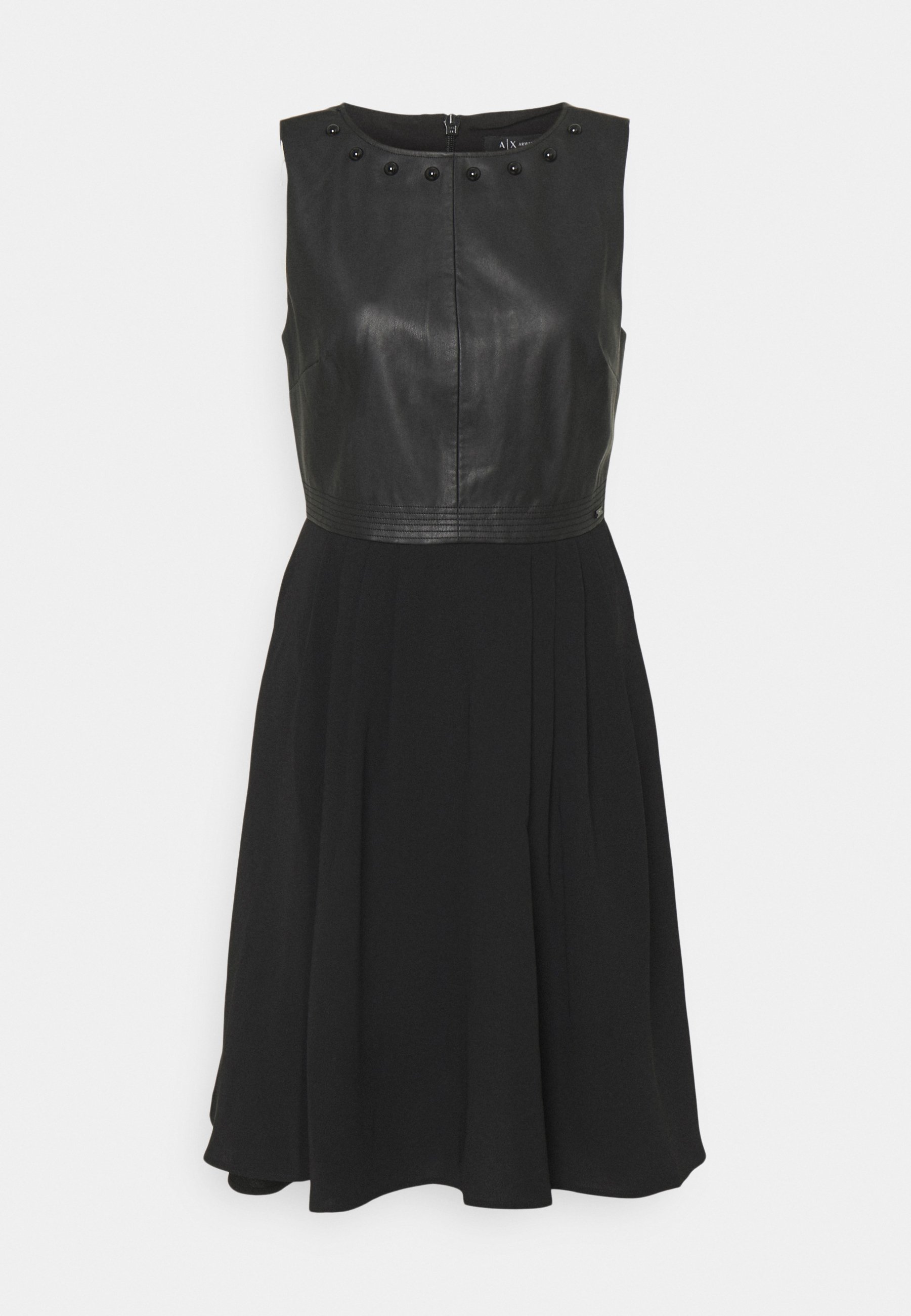 Armani Exchange VESTITO - Cocktail dress / Party dress - black - Zalando.ie