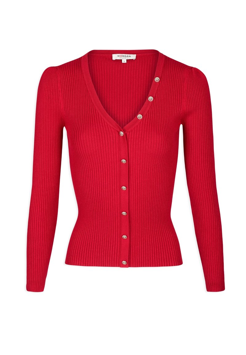 Morgan Cardigan - red