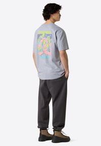 The North Face U EXPEDITION CELEBRATION OVERSIZED S/S T - T-shirts print - tnf light grey heather