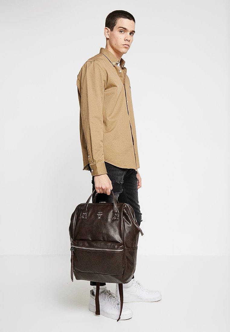 Herren Umhängetaschen | anello TOTE UNISEX Tagesrucksack dark brown/dunkelbraun - GH57375 Herren Umhängetaschen | anello TOTE UNISEX Tagesrucksack dark brown/dunkelbraun - GH57375