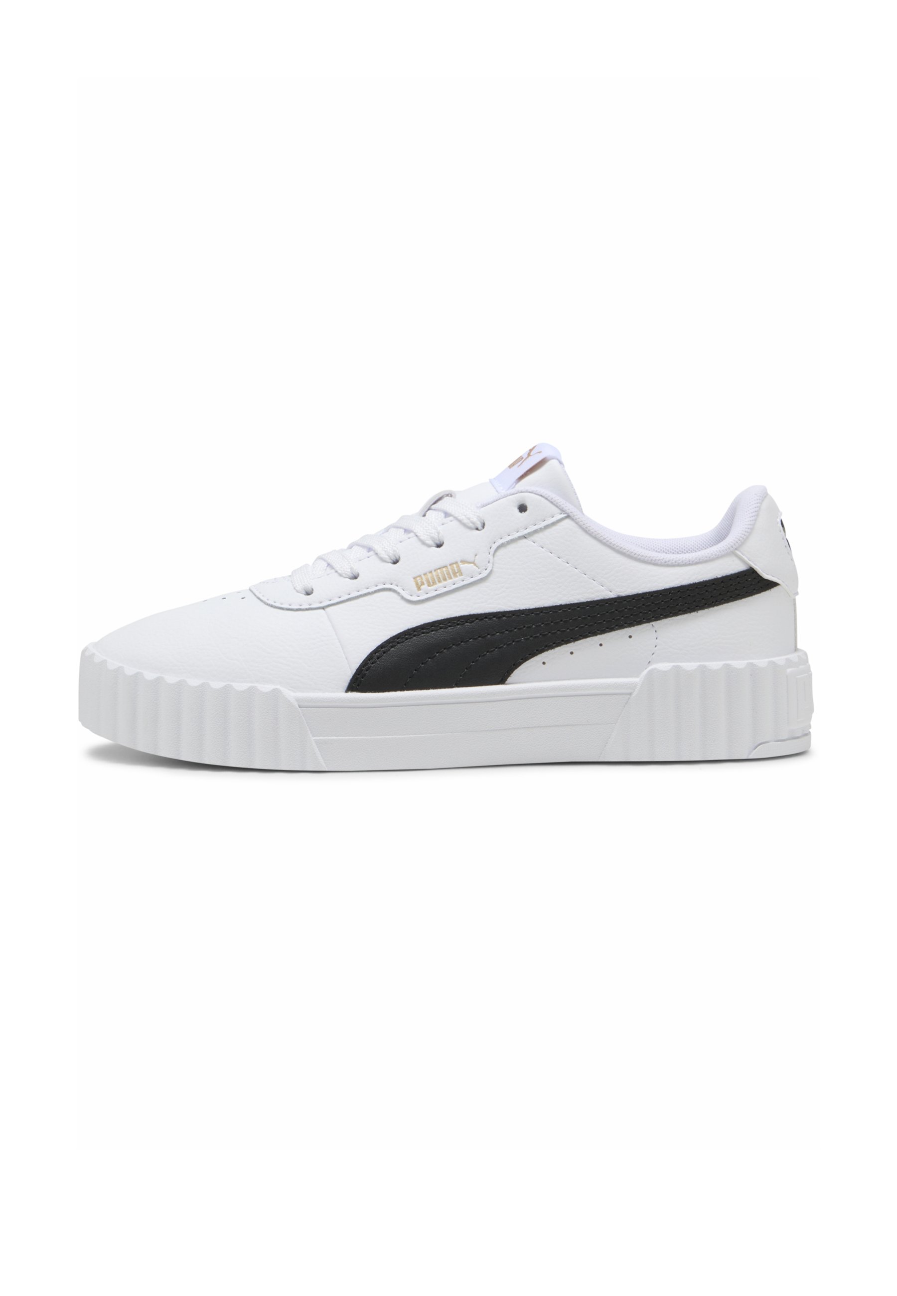 Puma CARINA 3.0 - Tenisky - white black gold