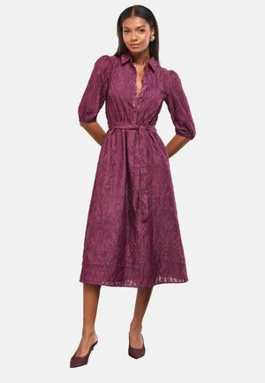 Haljina-majica - burgundy red
