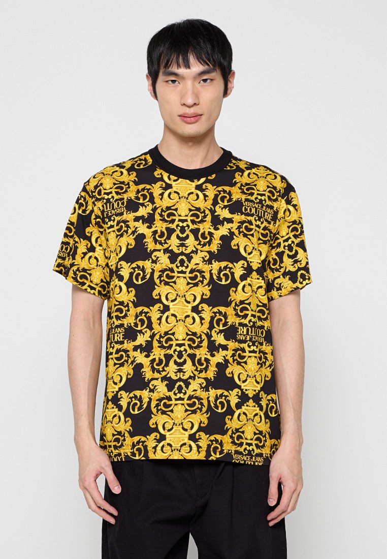 Versace Jeans Couture T-shirt print zwart