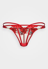 CAGED ROSE  - Thong - red