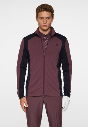 Felpa con zip - huckleberry