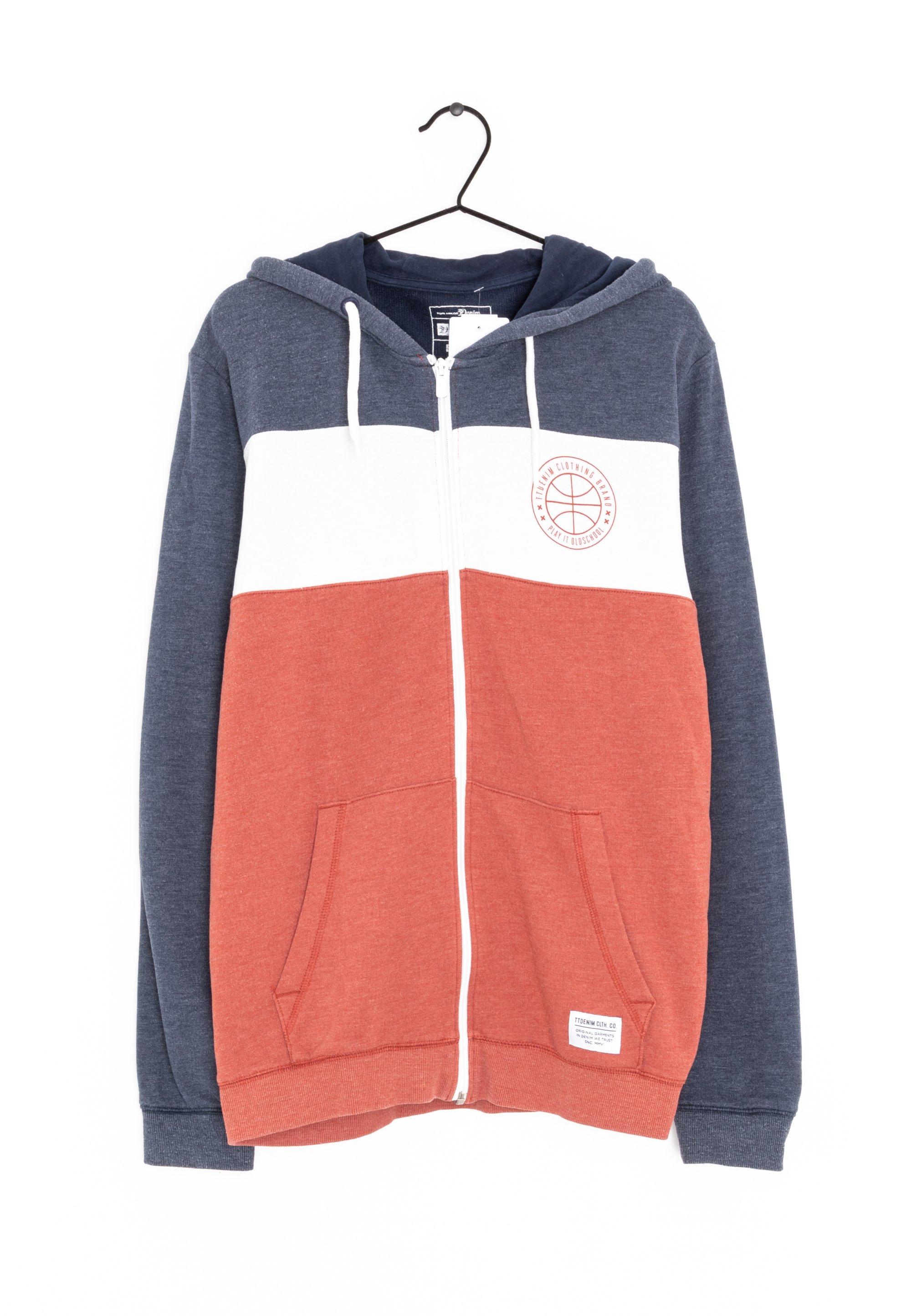 Sportswear Tom Tailor Hoodie Blau TOM TAILOR Womens Graphic Zip