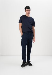 Tommy Jeans SLIM FLAG - Trainingsbroek - dark night navy