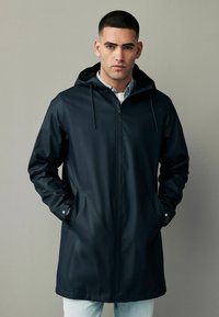 Next RUBBERISED HOODED - REGULAR FIT - Regnjakke / vandafvisende jakker - navy blue