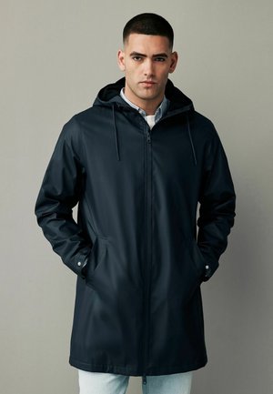 RUBBERISED HOODED - REGULAR FIT - Regnjakke / vandafvisende jakker - navy blue