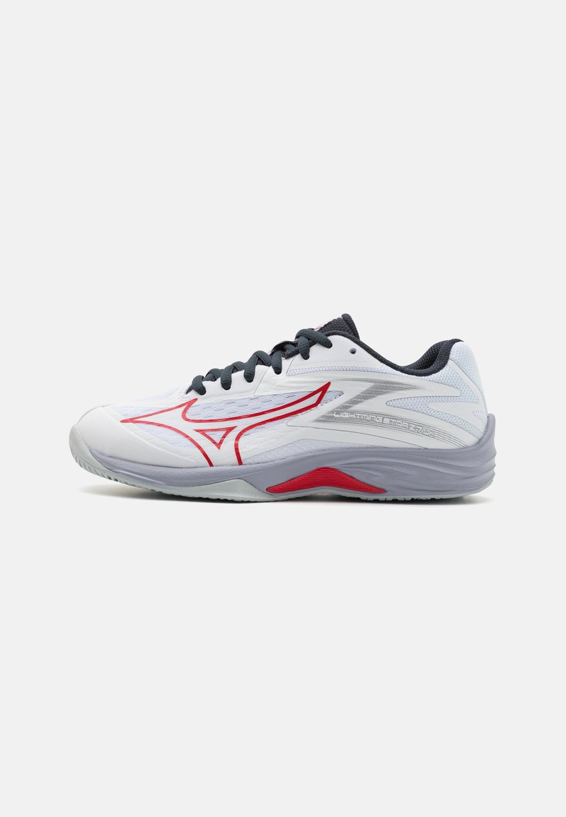 Mizuno LIGHTNING STAR Z7 UNISEX - Volleyballsko - white/salsa/black