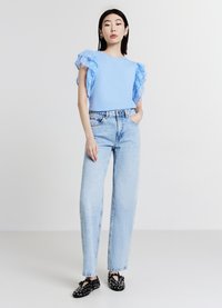 Calliope T-shirt con stampa - celeste