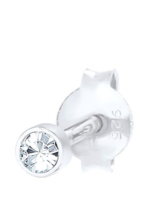 SPARKLING BASIC - MIT KRISTALLEN VON SWAROVSKI® - Øreringe - silberfarben