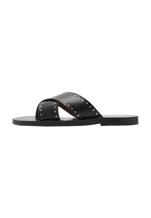 STUDDED - Mules - black