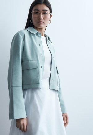 By Malene Birger ANNIE - Δερμάτινο μπουφάν - arona blue