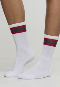 Urban Classics 2 PACK - Zoknik - white/firered/green