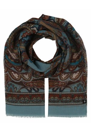 PAISLEY PRINT STOLA - Sál - pure blue