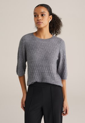 Strickpullover - dark grey