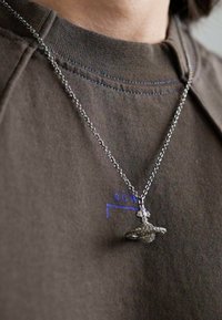 Vivienne Westwood GRACE SMALL PENDANT UNISEX - Collana - silver-coloured/black