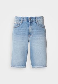 REGULAR - Shorts vaqueros - denim medium