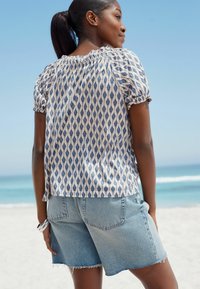 Next REGULAR FIT - SHORT SLEEVE  - Blus - blue print