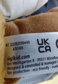 sigikid AKTIV-GIRAFFE  THE SUNSHINE COLLECTION - Peluche - gelb