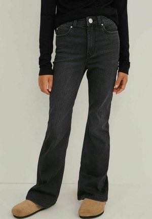 Bootcut jeans - schwarz
