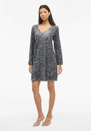 MINI VIFAITH PAILLETTEN - Cocktailkjole / festkjole - poppy seed