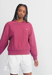 Carhartt WIP AMERICAN SCRIPT - Sweatshirt - dusty fuchsia
