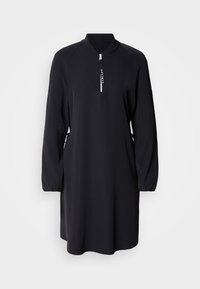 Obleka iz džersija - black