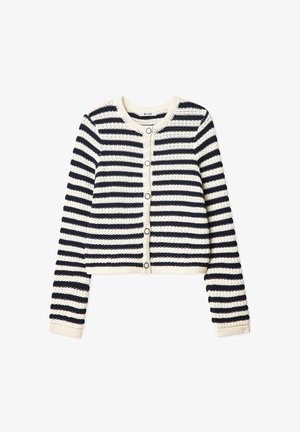 Cardigan - dark blue white stripe