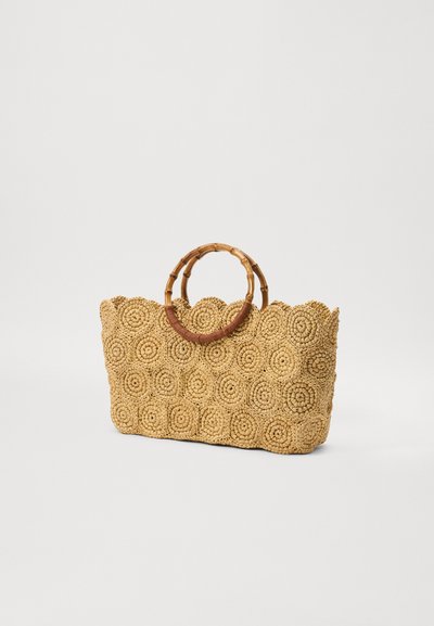 Sensi Studio SCALLOPED BEACH BASKET - Kézitáska - beige